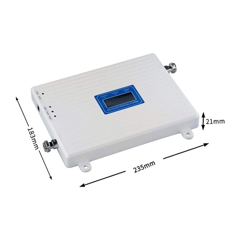 Triband GSM 2G 3G 4G Sinyal Cellphone Signal Repeater 900 1800 2100mhz LTE Network Mobile Signal Booster